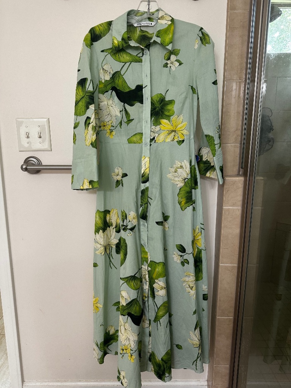 Zara ZW Floral Midi Dress